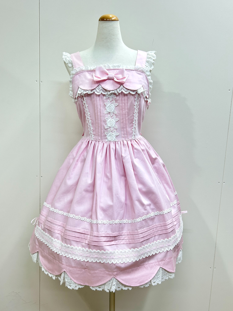 BABY,THE STARS SHINE BRIGHT リボンスカラップジャンパースカート