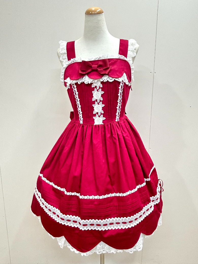 BABY,THE STARS SHINE BRIGHT リボンスカラップジャンパースカート