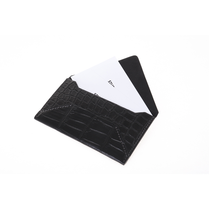 クロコダイル エンベロップ型名刺入 | 【MASION de HIROAN】紳士革小物