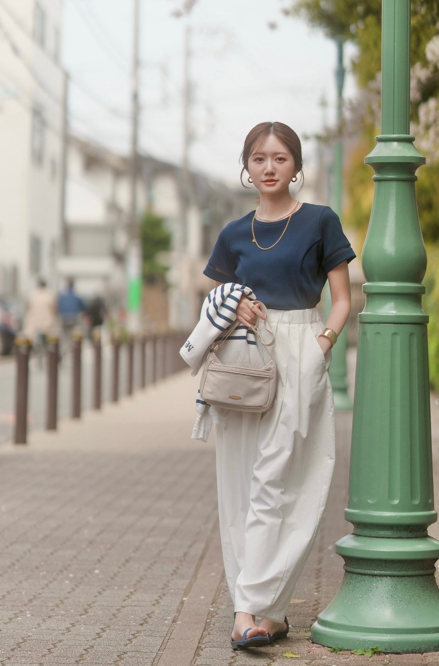 パネルラインリブプルオーバー 【リサイクルポリエステル】 – Maison