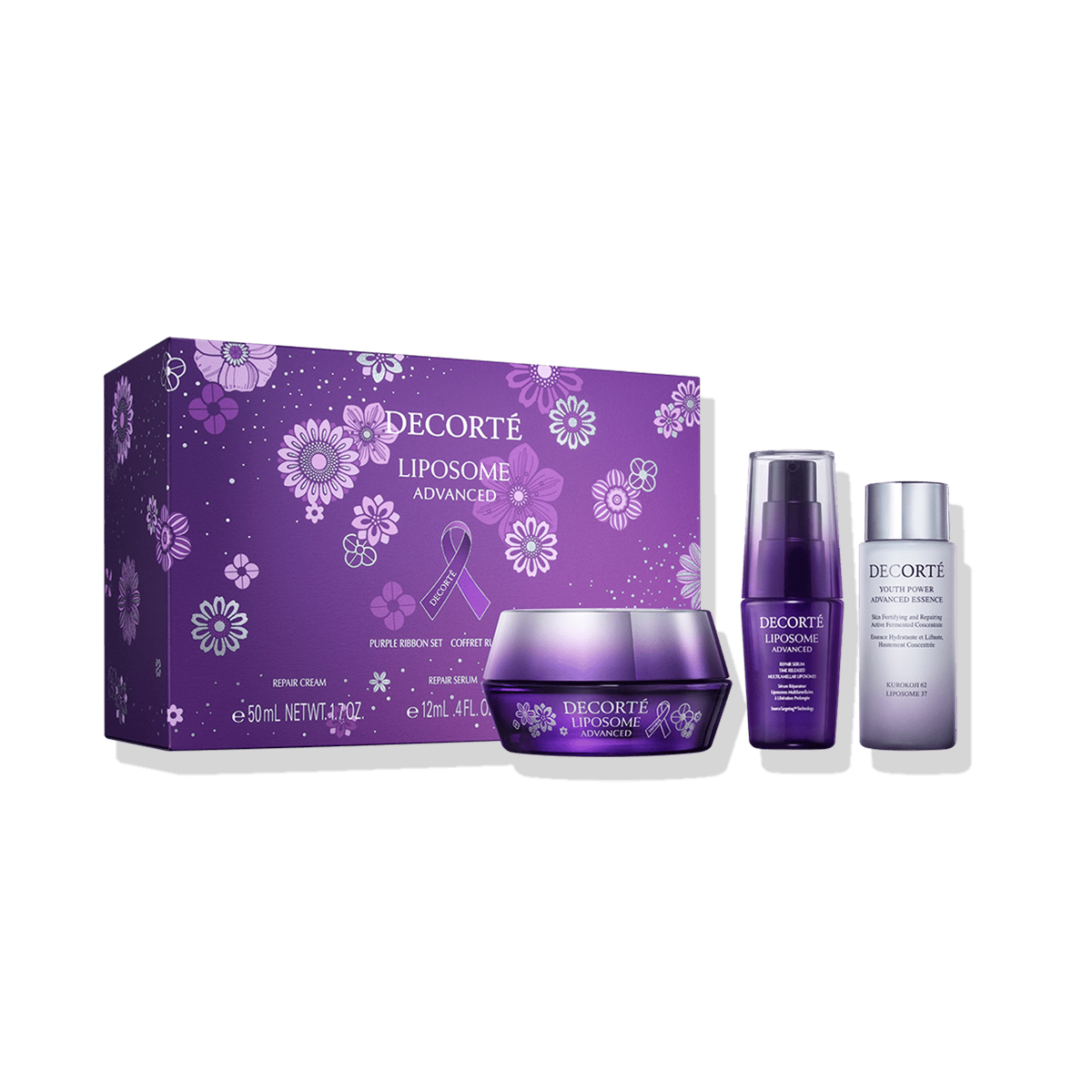 コスメデコルテ リポソーム アドバンスト リペアクリーム パープル