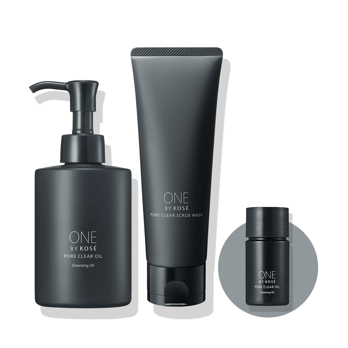 ONE BY KOSE 毛穴ケアセット②(180mL+130g+14mL): ONE BY