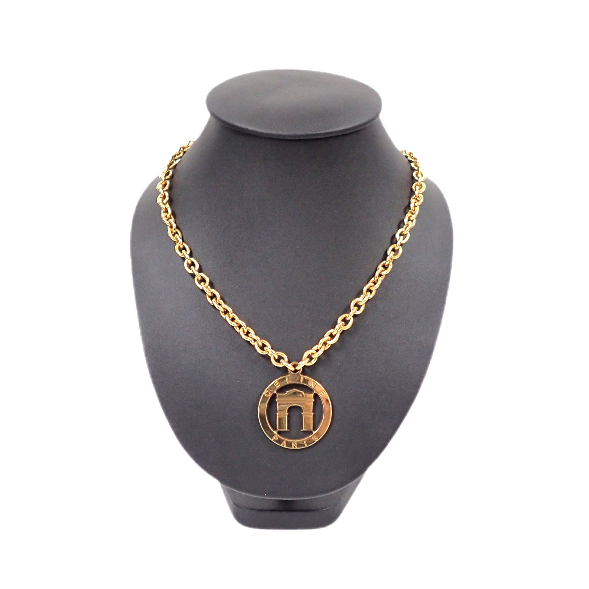 CELINE セリーヌ 凱旋門 ネックレス P27205V – VINTAGE SELECT SHOP