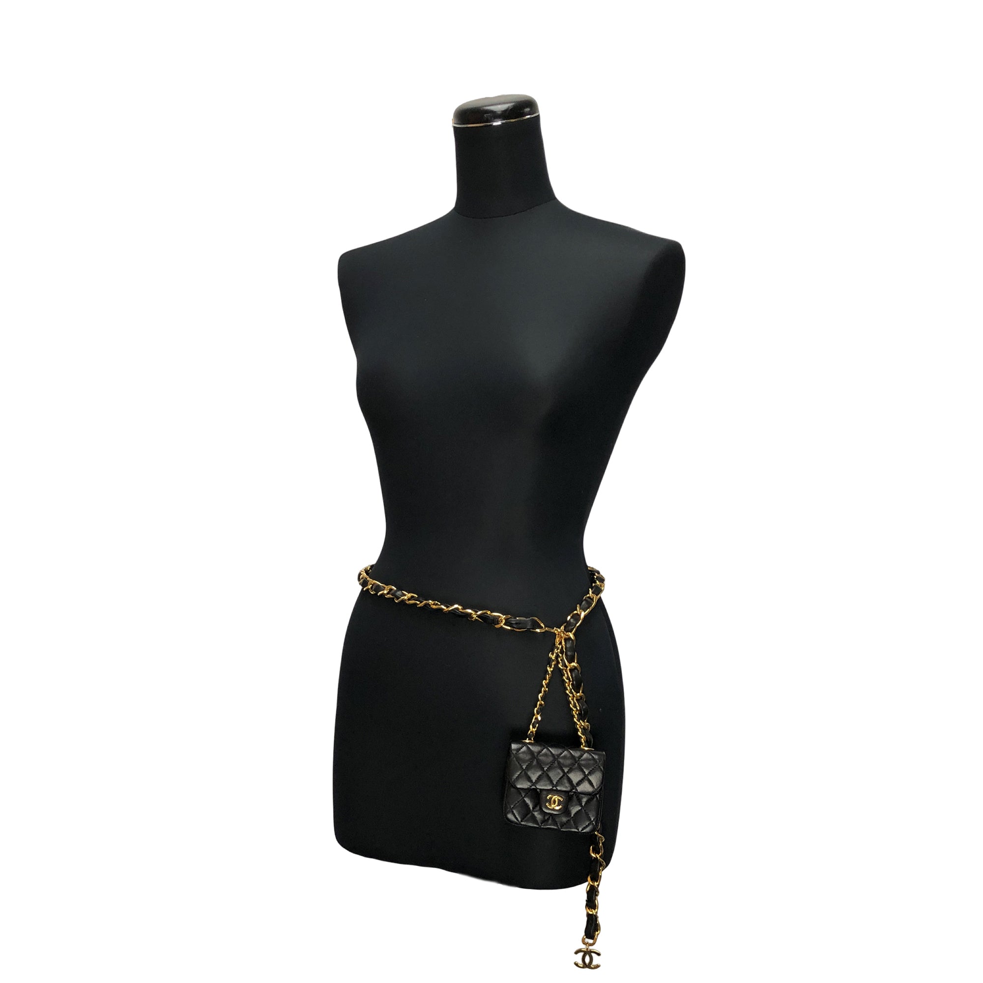 CHANEL シャネル ミニミニマトラッセ チェーンベルト ウエストポーチ