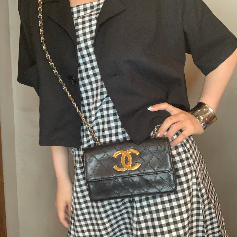 CHANEL シャネル ビコローレ ココマーク COCO マトラッセ チェーン