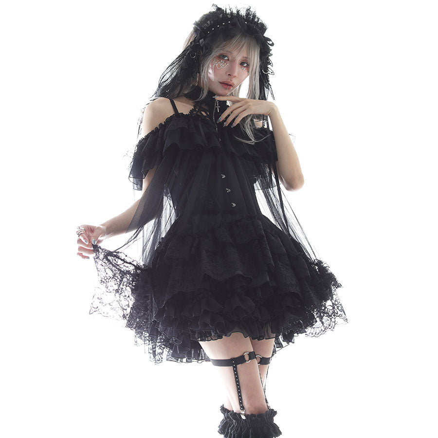 MINI DEVIL ANGEL WING DRESS (WHITE) – MAJOH