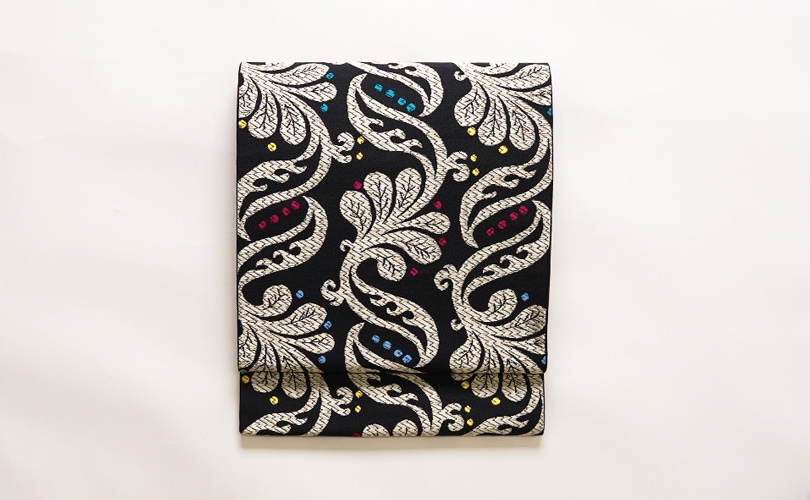 正絹袋帯 帯工房 たなか 立て唐花紋 西陣織 正絹 本袋帯 | 袋帯 | 京都