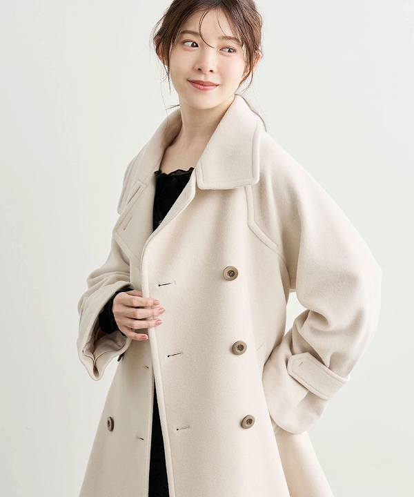 SALE30%OFF】COCODEAL ココディール スタンドカラーミドル丈トレンチ