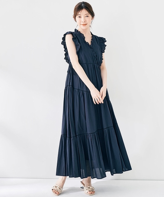 SALE40%OFF】COCODEAL ココディール エンブロイダリーフリルティアード