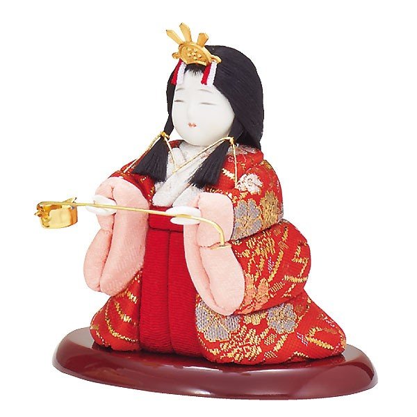 雛人形 三人官女 単品 3人 木目込み 一秀 ひな人形 三人官女 かわいい