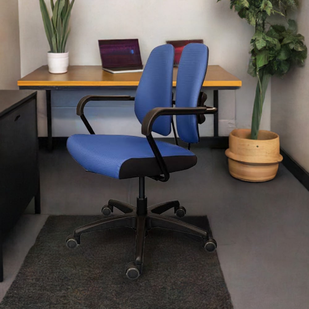 デュオレスト DR-260F ワークチェア ブラックフレーム オフィスチェア