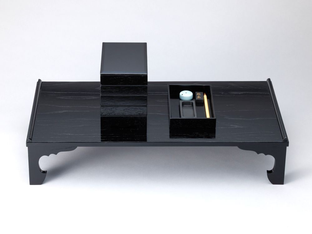 掻合塗文台・重硯箱／女桑文台・重硯箱※オプション選択で価格が変わり