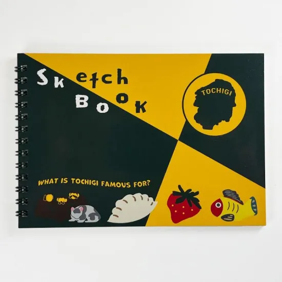 丹波屋栃木銘店オリジナル》栃木県のスケッチブック B6サイズ | ノート