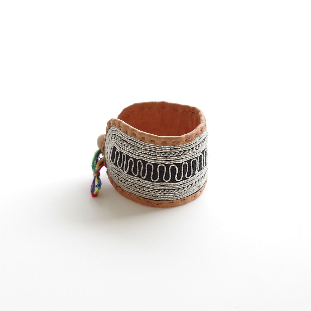 MARIA RUDMAN マリアルドマン : SAMI (L) Black レザーブレスレット