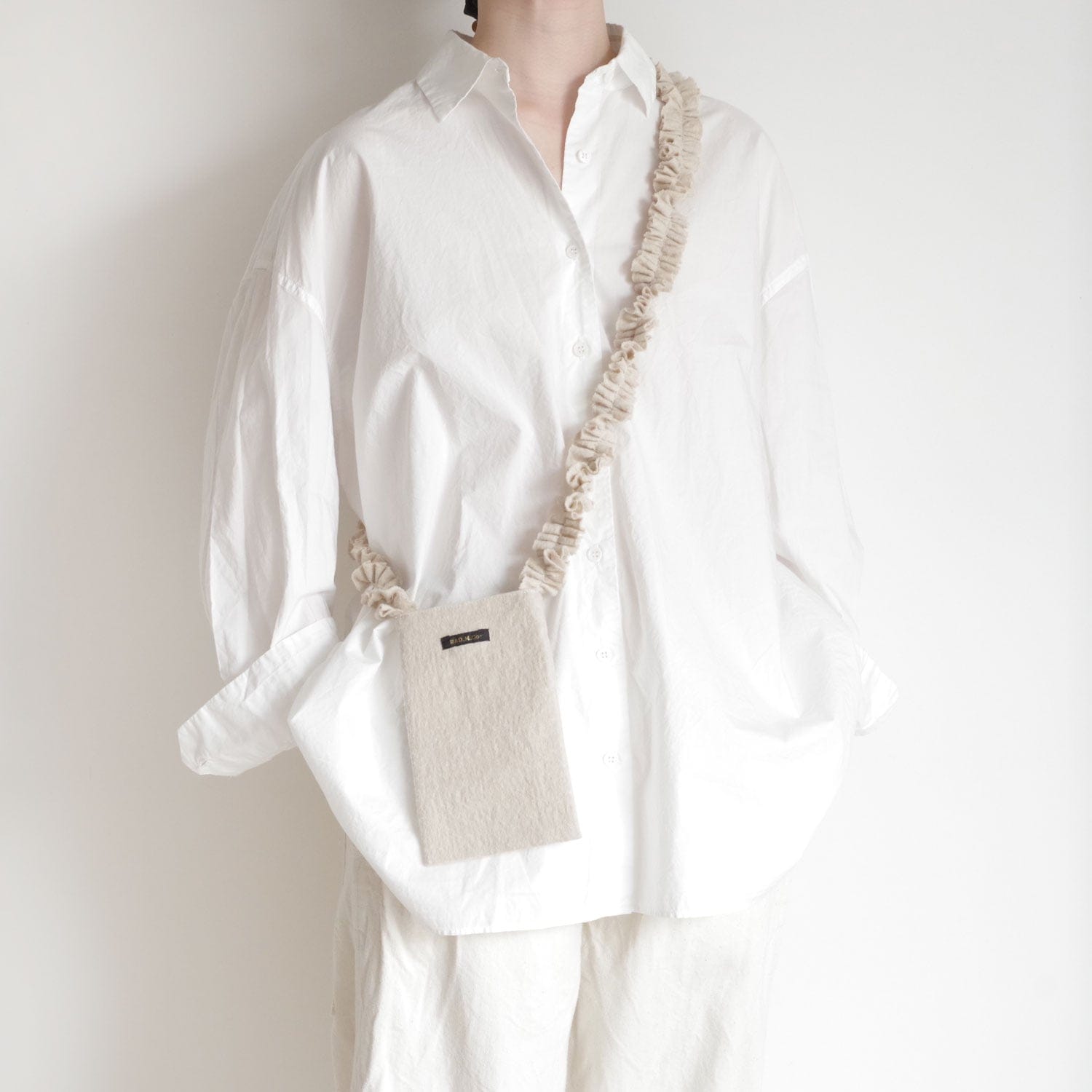 R&D.M.Co- オールドマンズテーラー : FRILL SHOULDER BAG フリル