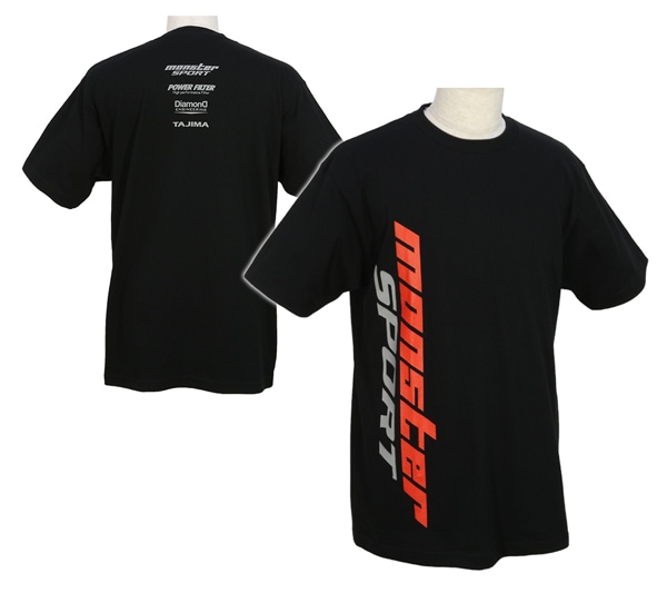 MONSTERSPORT[モンスタースポーツ][ビッグロゴTシャツ（半袖/ブラック