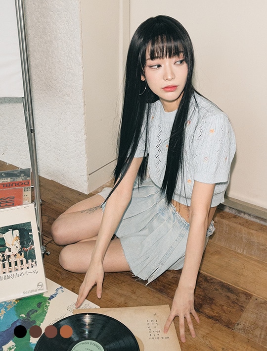 手植えフルウィッグ) ストレート25インチレイクカット(モースト原糸)