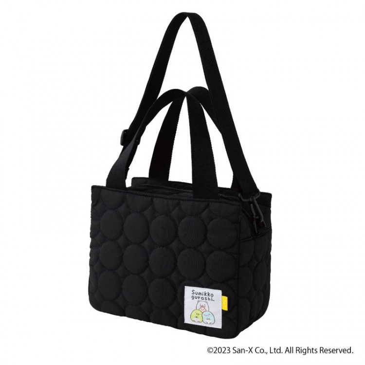 すみっコぐらし キルティングバッグ BLACK ver. | 商品カテゴリ一覧