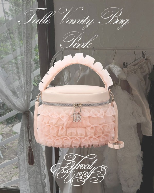 Treat Ürself Tulle Vanity Bag Book Pink | 商品カテゴリ一覧,宝島社