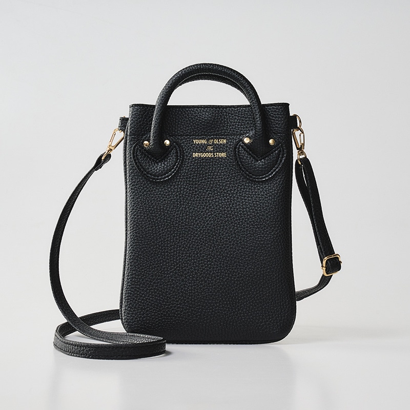 YOUNG & OLSEN The DRYGOODS STORE スマホショルダーBAG BOOK BLACK