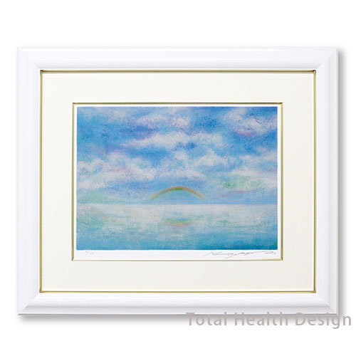 rainbow sea【はせくらみゆきオリジナル版画】｜トータルヘルス