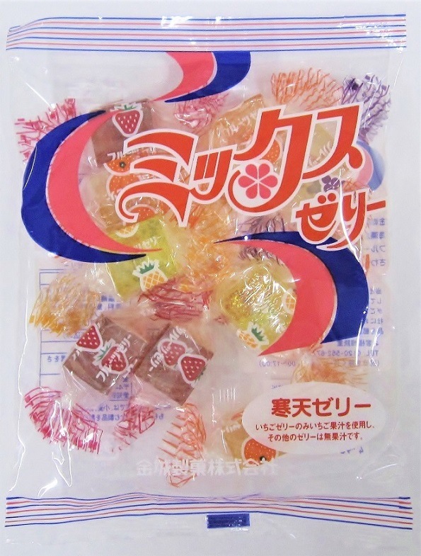 限定クーポン対象商品】金城製菓 ミックスゼリー 115g まとめ買い(×10