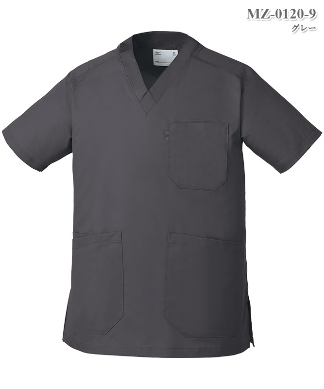 ミズノ男女兼用ストレッチスクラブ半袖[チトセ製品] MZ-0120｜THS-白衣