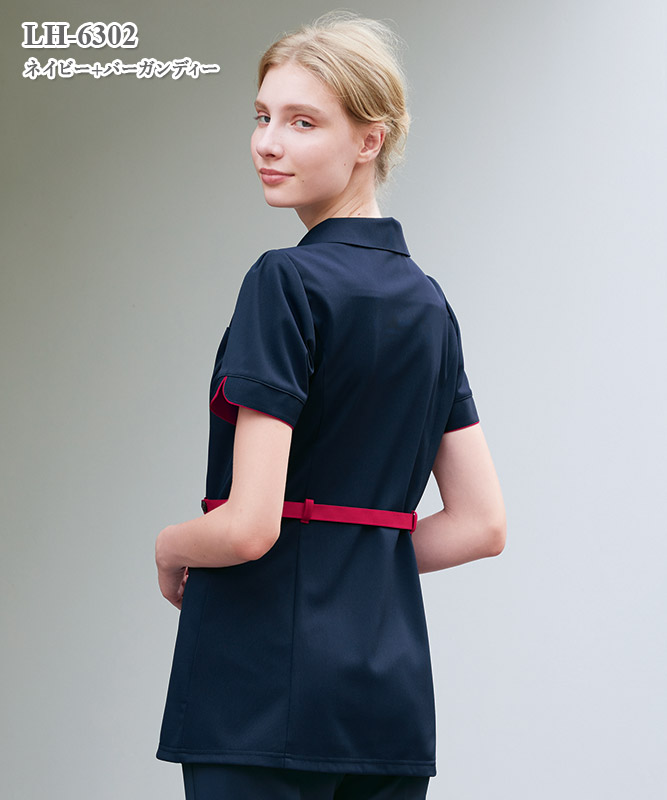 女子チュニック半袖[ナガイレーベン製品] LH-6302｜THS-白衣通販・販売