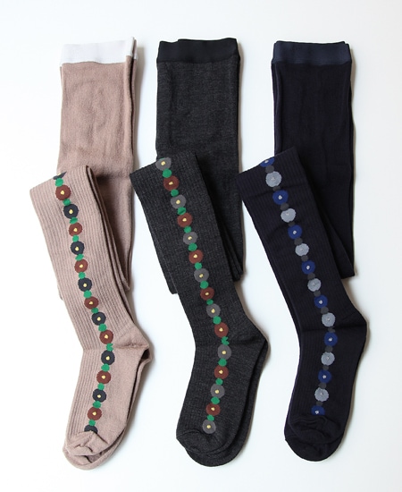 ミナペルホネン mina perhonen forest ring フォレストリング タイツ