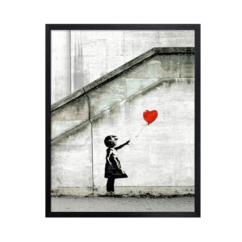アートフレーム Banksy IBA-61736 Red Balloonの通販｜東京インテリア