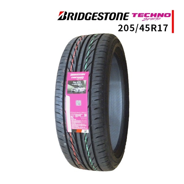激安 ◇205/45R17 88V 2025年製造 BRIDGESTONE TECHNO SPORTS