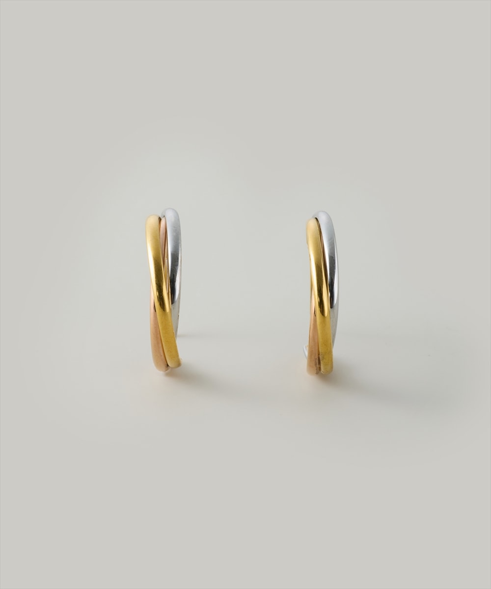 ステンレス〉トリニティフープピアス - 12Twelve Agenda(トゥエルブ