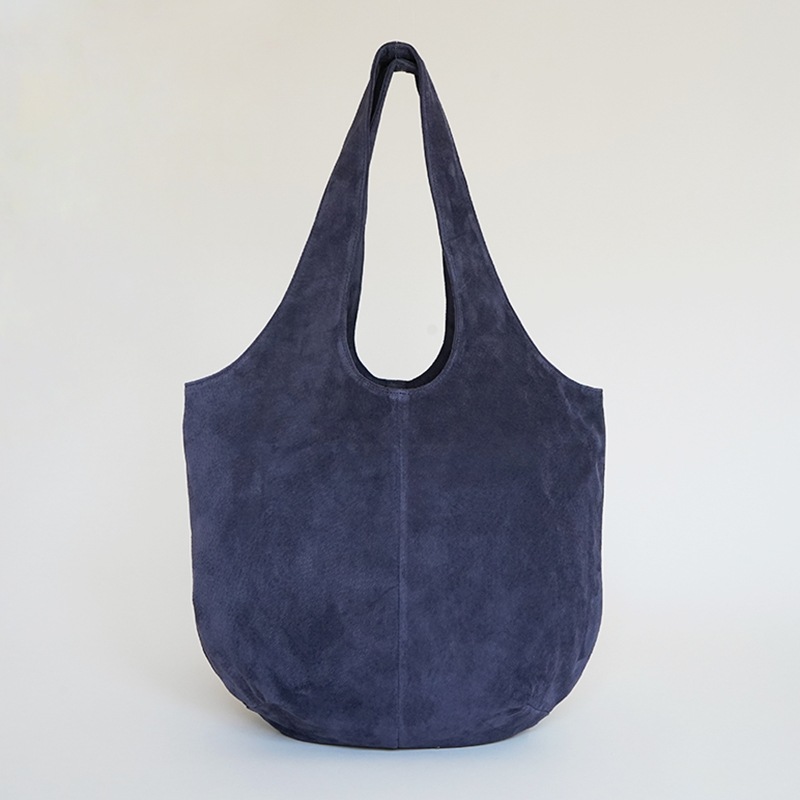 洗える革のドロップトートバッグ ネイビー / T18002 Navy | すべての