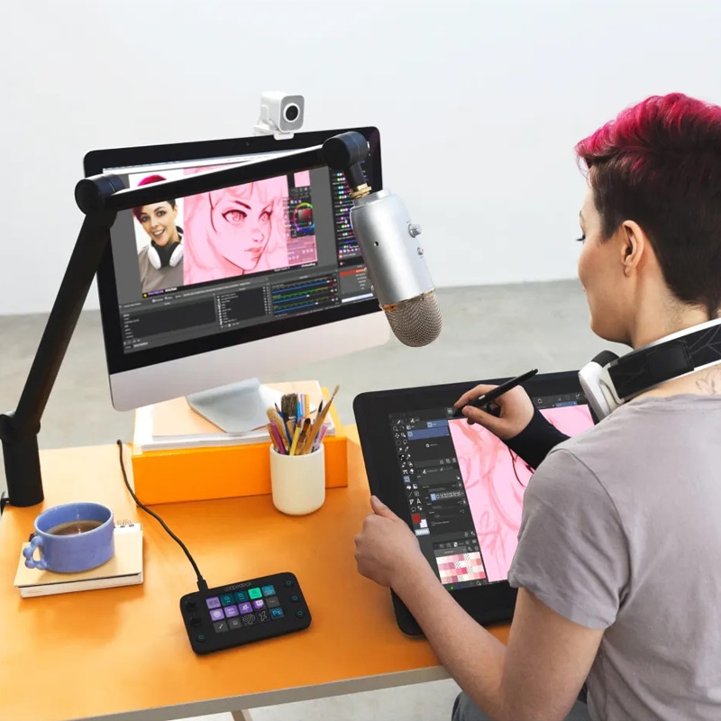 Loupedeck Live ループデック ライブ(箱付) 左手デバイス】Loupedeck