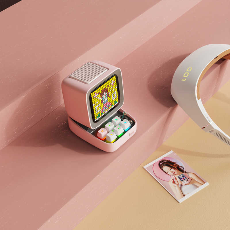 90100058207』Divoom Ditoo Pro Bluetooth スピーカー ピンク