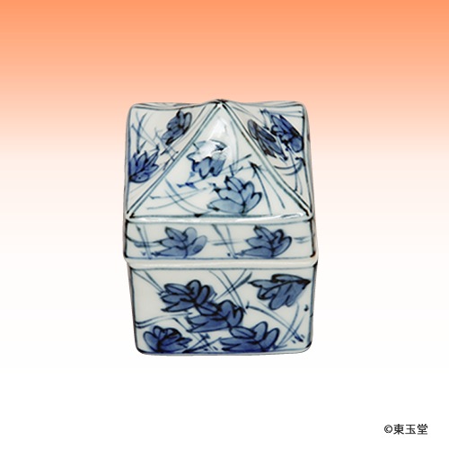 香合 染付 辻堂 高野昭阿弥作 （木箱） | 香合,香合（陶器） | |茶道具
