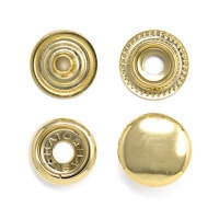 E205 / No.7060 ジャンパーホック用 ハンシャ / 真鍮無垢 〈小口・大口