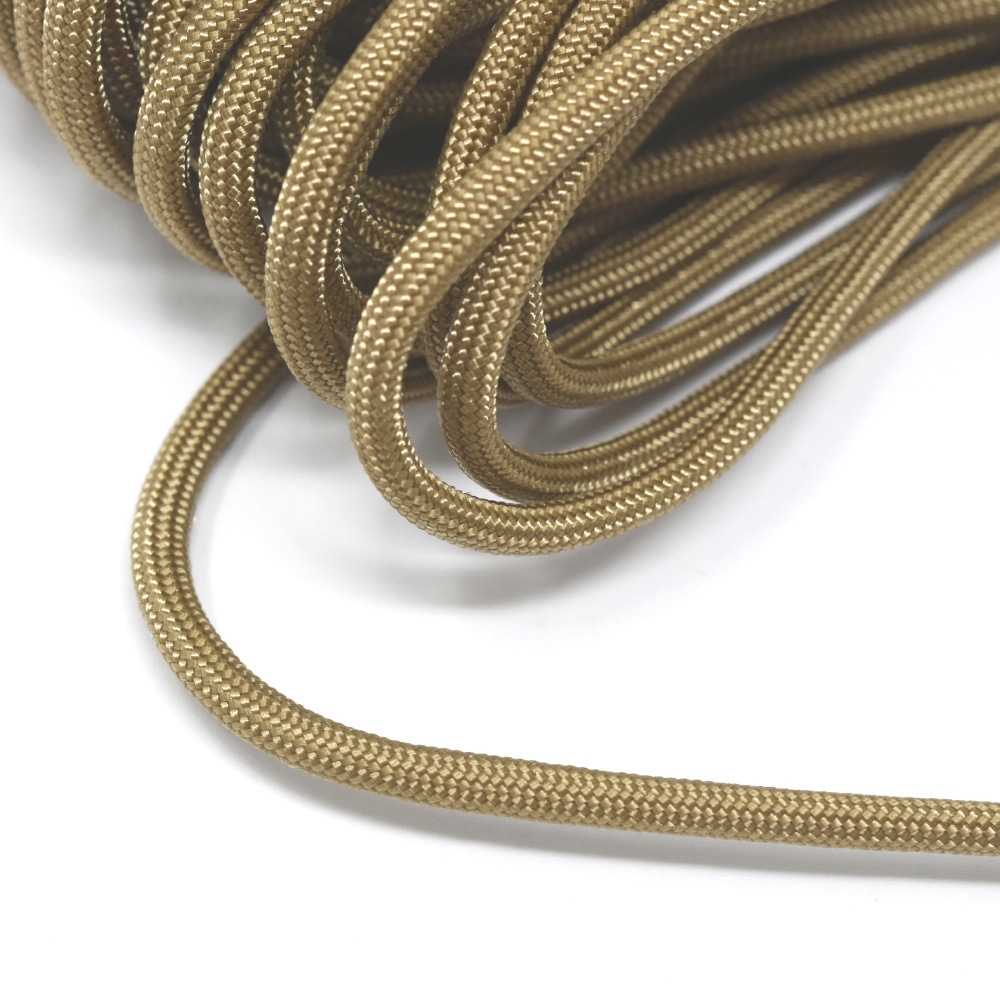 Z156 / TIGER パラコード 4mm / タン〈1束(30m)〉:がまぐち口金・各種