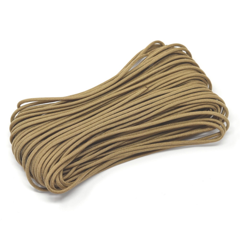 Z156 / TIGER パラコード 4mm / タン〈1束(30m)〉:がまぐち口金・各種