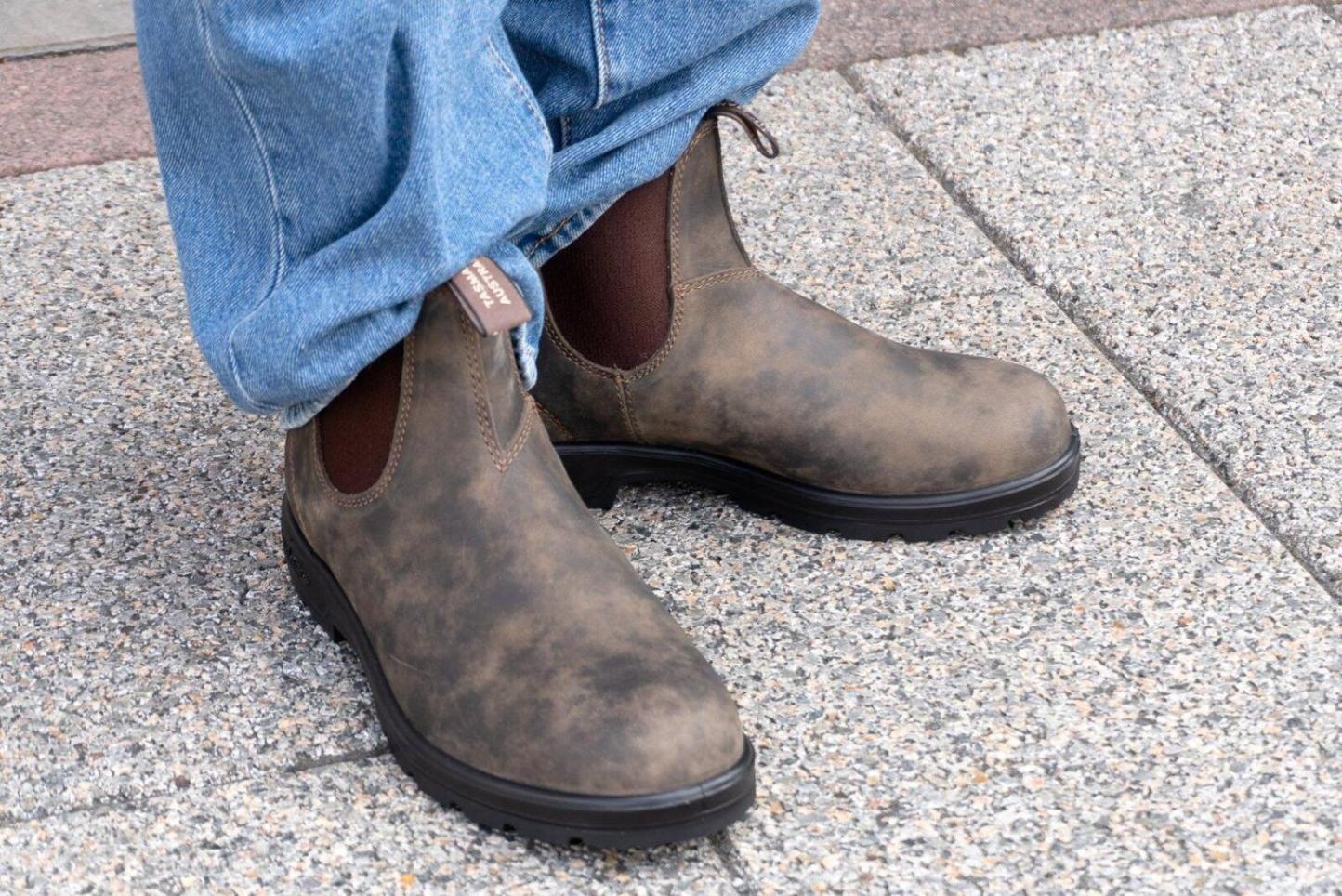 ブランドストーン 585267 RUSTICBROWN サイドゴアブーツ メンズ