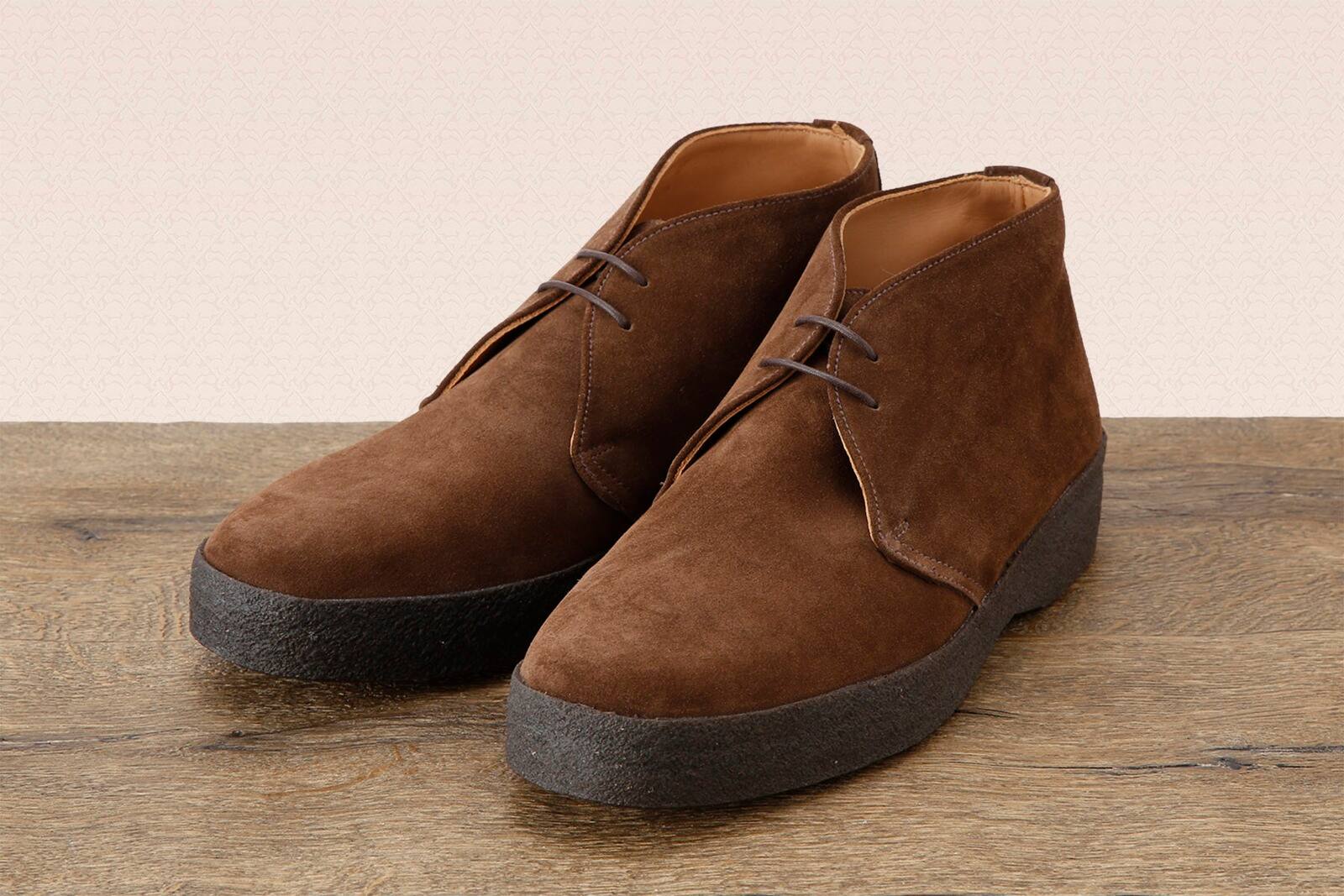 サンダース BRIT CHUKKA SNUFF プレーントウ メンズ | サンダース