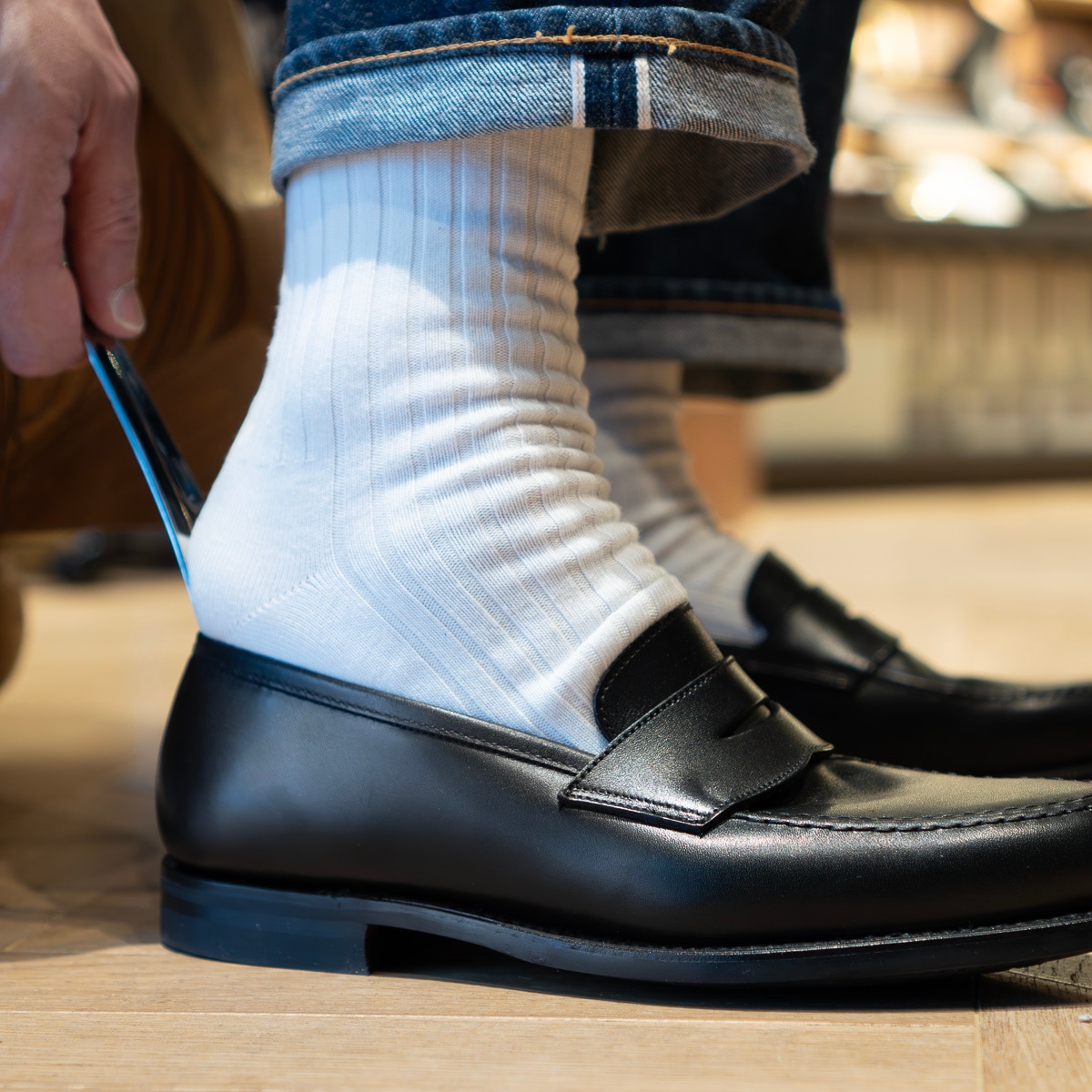 クロケット＆ジョーンズ ボストン2|BOSTON 2 BLACK ローファー メンズ