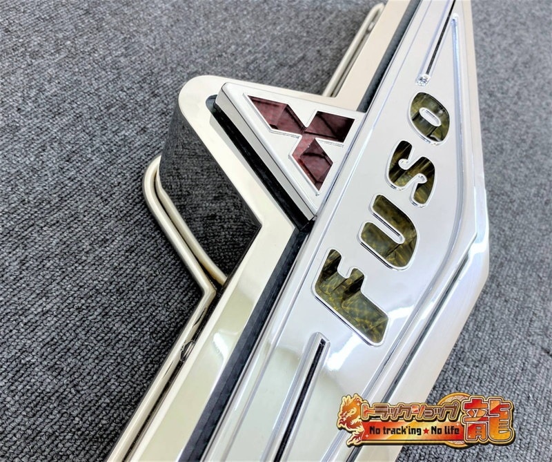 ステンレス 中型 バスマーク アンドン 【鏡面】 8mm丸棒巻き LEDライト