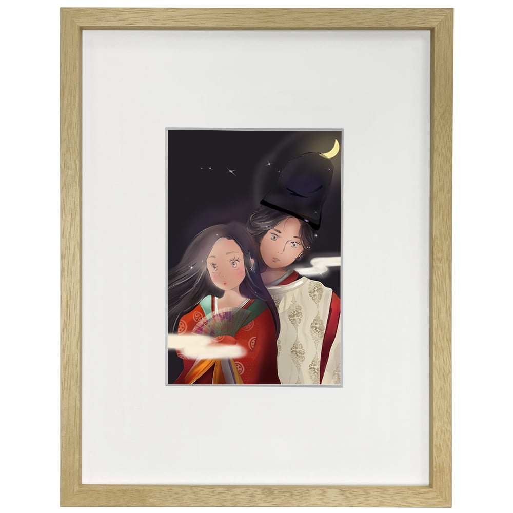 源氏絵と浮世絵「月夜」｜浮世絵工房