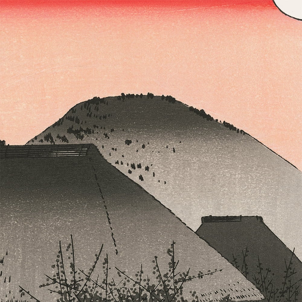 歌川広重「東海道五十三次 鞠子 名物茶店」浮世絵木版画｜浮世絵工房