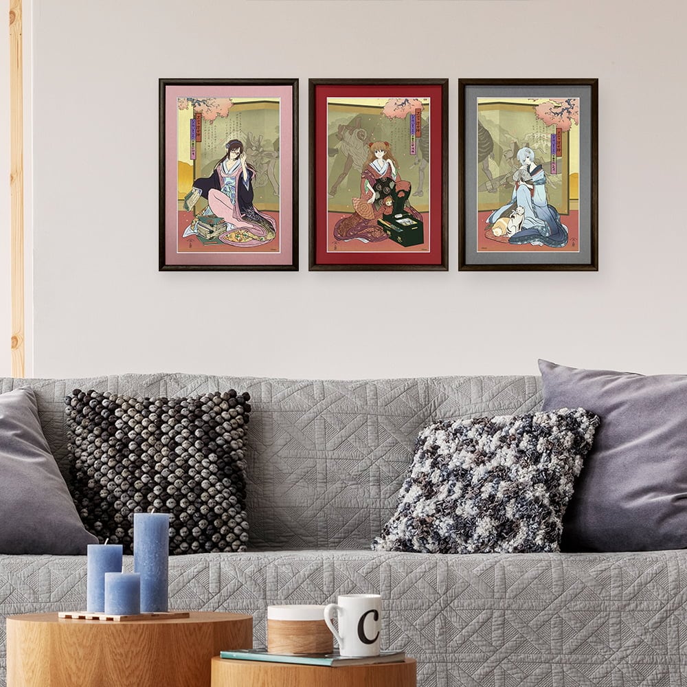 エヴァ浮世絵「箱根八里美人三画揃 レイ」｜浮世絵工房