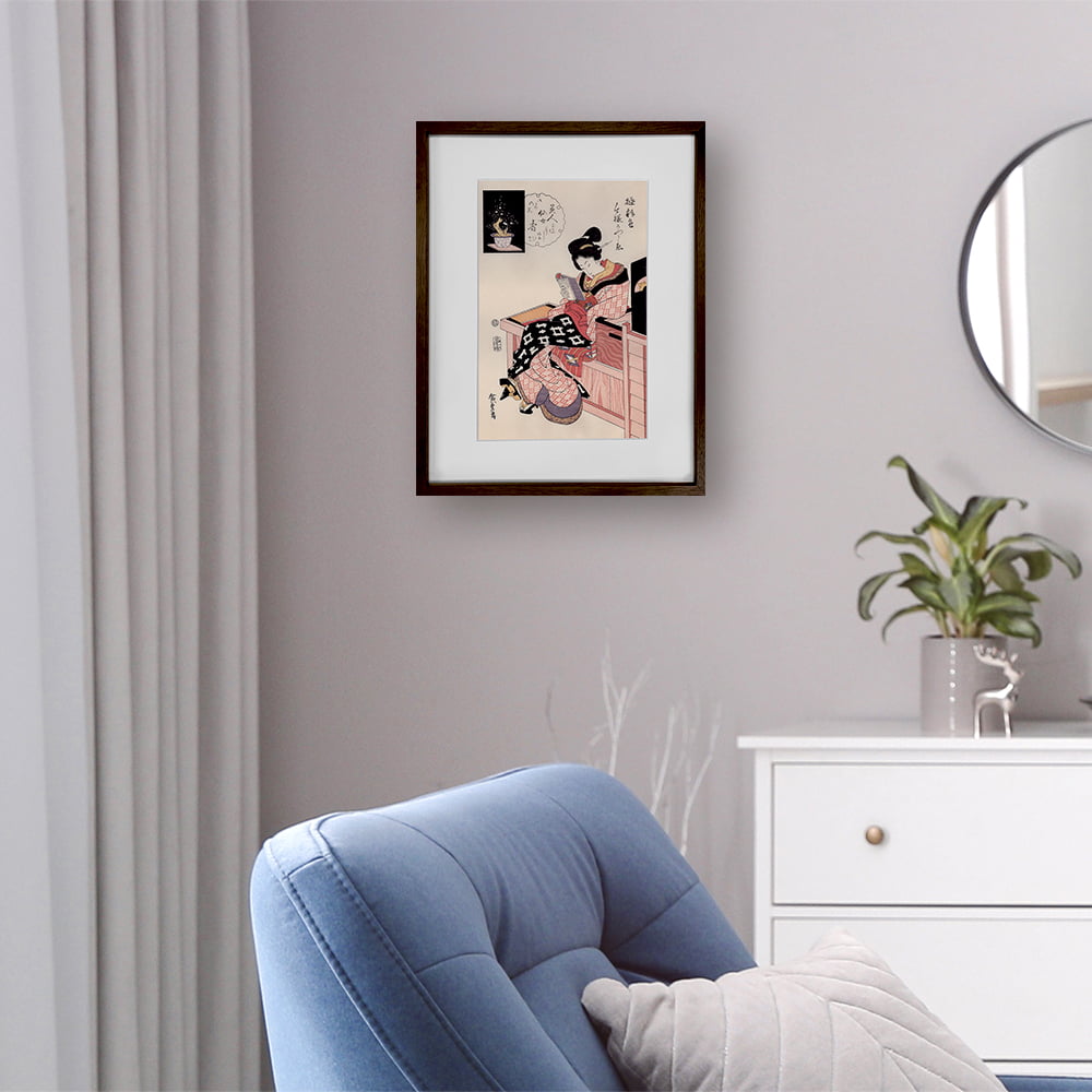 歌川広重 浮世絵美人画「極彩色・今様うつしゑ」｜浮世絵工房