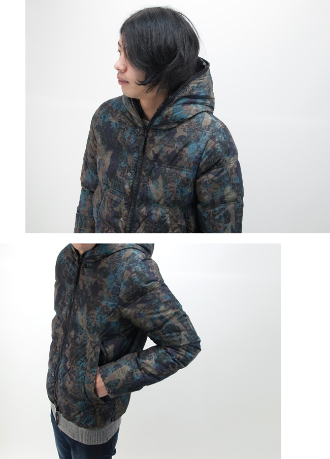 SALE 50%OFF】DUVETICA デュベティカ メンズ カモフラ柄ダウン