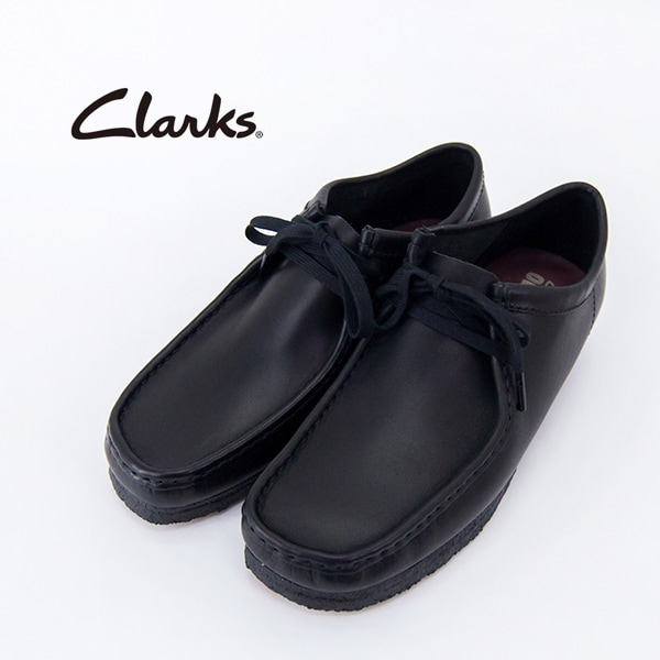 CLARKS クラークス メンズ Wallabee ワラビー ブラックレザー