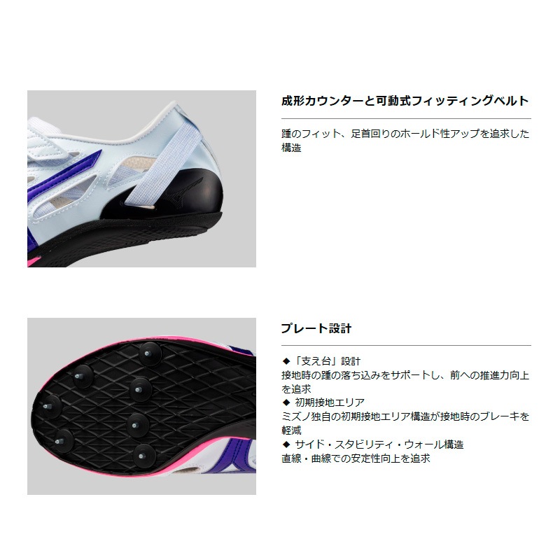 ミズノ MIZUNO クロノインクスNEO U1GA250121 ユニセックス 陸上
